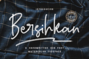 Bersihkan: A Watercolor Font for Authentic Branding