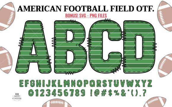 Capture Gridiron Glory: Typography for Athletic Brands