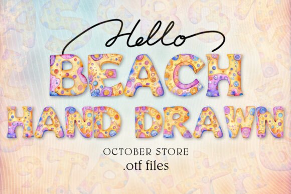 Capture the Carefree Spirit of Summer with This Unique Typeface