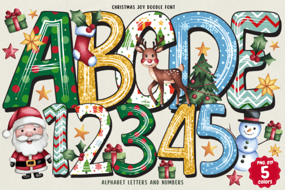 Capture the Holiday Spirit with Christmas Joy Doodle