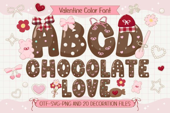 Chocolate Love: The Sweetest Font for Valentine's Day Designs