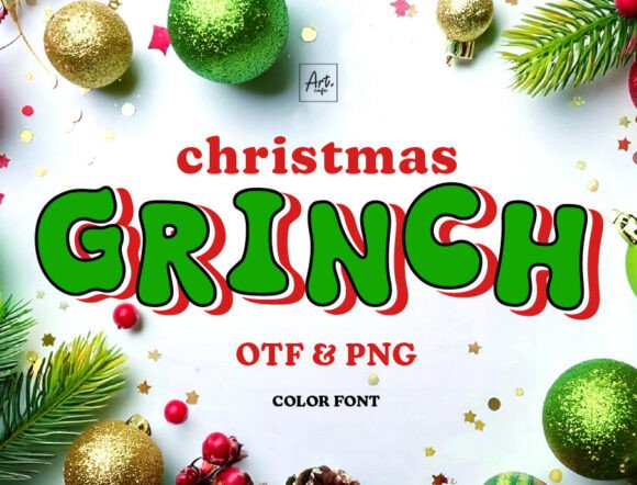 Christmas Grinch: A Playful Font for Holiday Designs