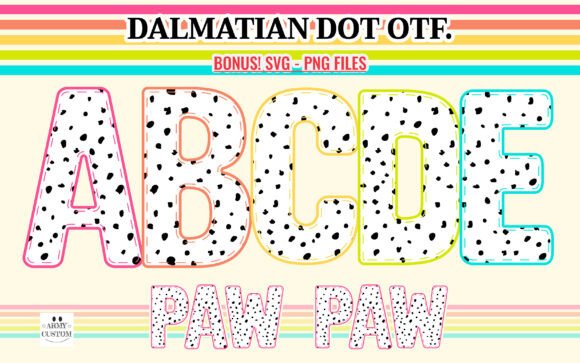 Dalmatian Dots: A Playful Font for Creative Branding