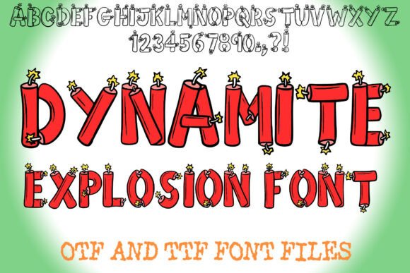 Dynamite Explosion: The Energetic Font That Demands Attention