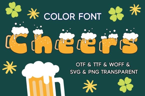 Enchant Your Designs with Cheers: A Vibrant Color Font