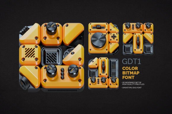 GDT1: The Vintage-Industrial Typeface That Brings Hardware to Life
