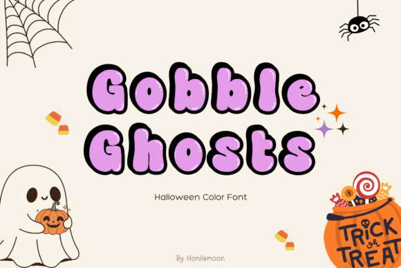 Gobble Ghosts: A Sweetly Spooky Font for Halloween & Beyond