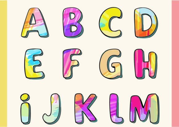 Kiara: A Color Font for Vibrant, Painterly Designs