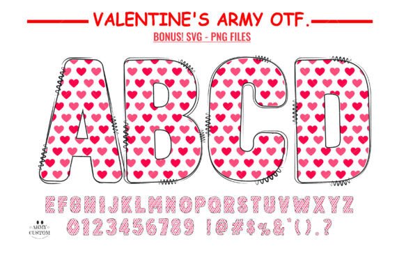 Love Valentine's Hearts: A Typeface That Tells a Story