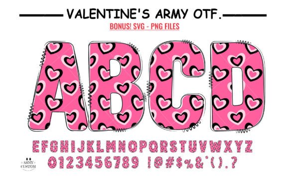 Love Valentine's Layer Heart: A Font with a Doodled Soul