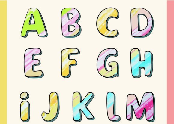 Lucia: The Chromatic Font That Turns Text Into Miniature Paintings