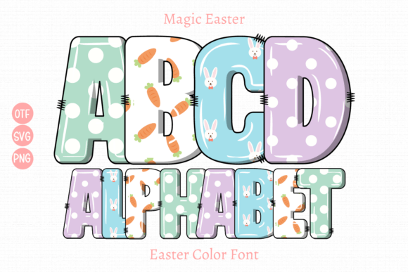 Magic Easter: A Vibrant Font for Festive Designs