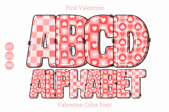 Pink Valentine: The Playful Color Font for Authentic Designs