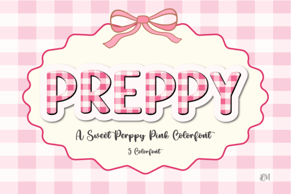 Preppy Valentine: A Sweet, Stylish Font for Charming Designs