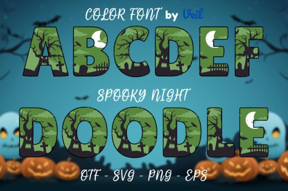 Spooky Night: The Playful Font for Creative Projects