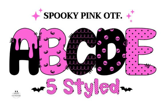 Spookypink Polkadot: A Playfully Haunting Font for Year-Round Flair