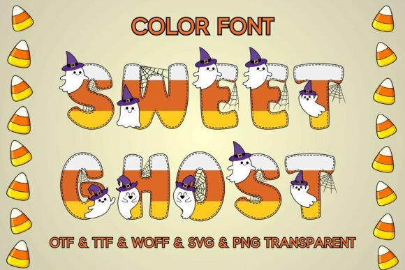 Sweet Ghost: A Festive Typeface for Halloween Projects